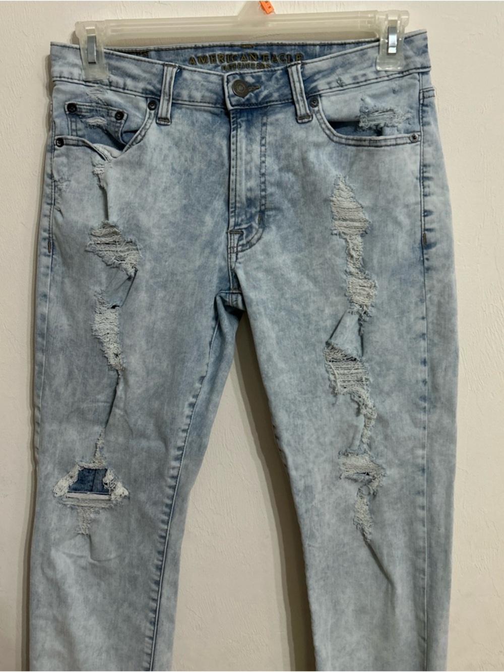 American Eagle Outfitters Extreme Flex Light Wash Skinny Jeans Women 31 x 30